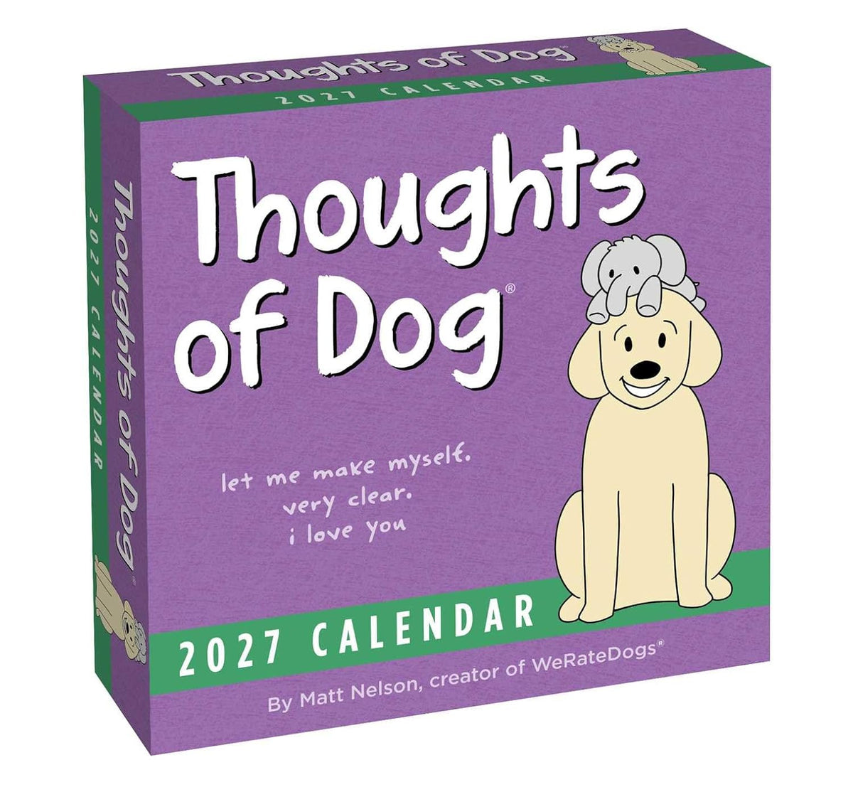 Thoughts of Dog 2027 Day-To-Day Calendar