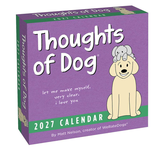 Thoughts of Dog 2027 Day-To-Day Calendar