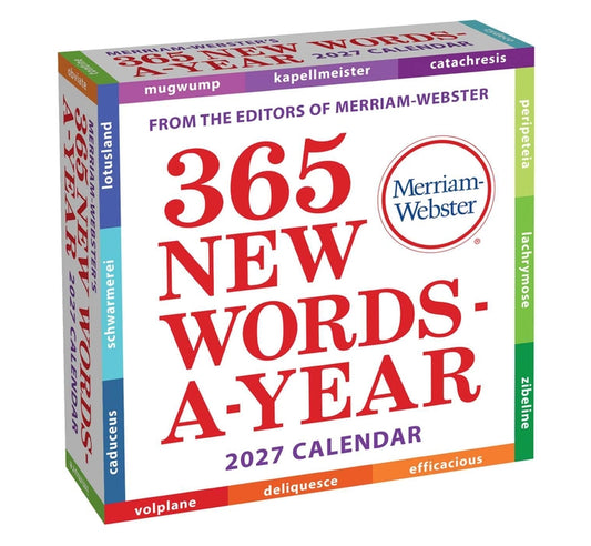 Merriam-Webster's 365 New Words-A-Year 2027 Day-To-Day Calendar