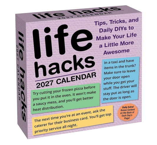 Life Hacks 2027 Day-To-Day Calendar