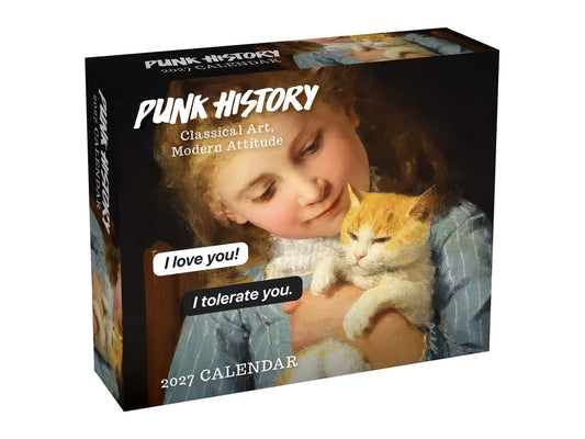 Punk History 2027 Day-To-Day Calendar: Classical Art, Modern Attitude
