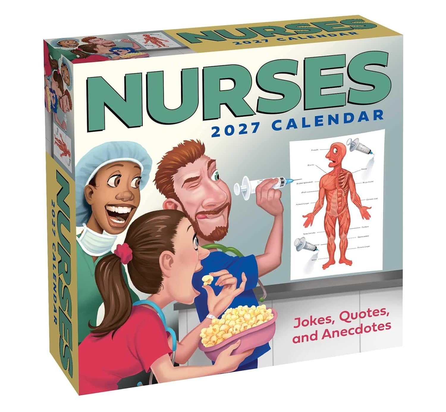 Nurses 2027 Day-To-Day Calendar: Jokes, Quotes, and Anecdotes