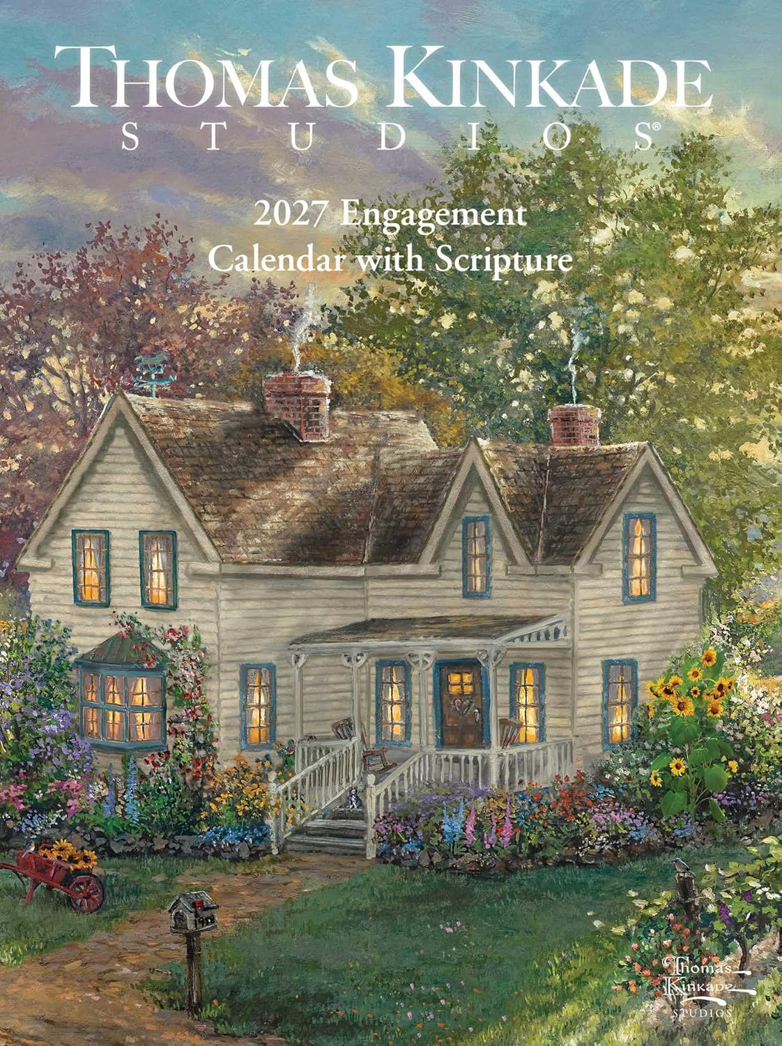 Thomas Kinkade Studios(r) 2027 Monthly/Weekly Engagement Calendar with Scripture