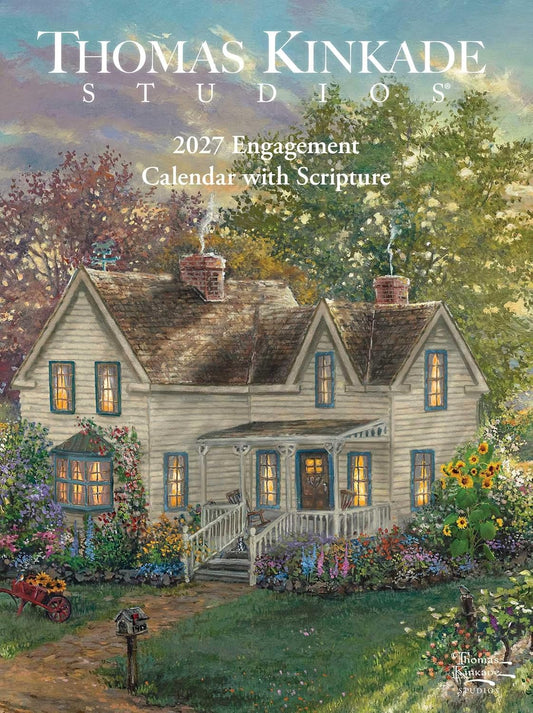 Thomas Kinkade Studios(r) 2027 Monthly/Weekly Engagement Calendar with Scripture