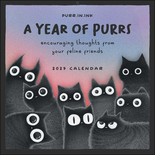 A Year of Purrs 2027 Wall Calendar