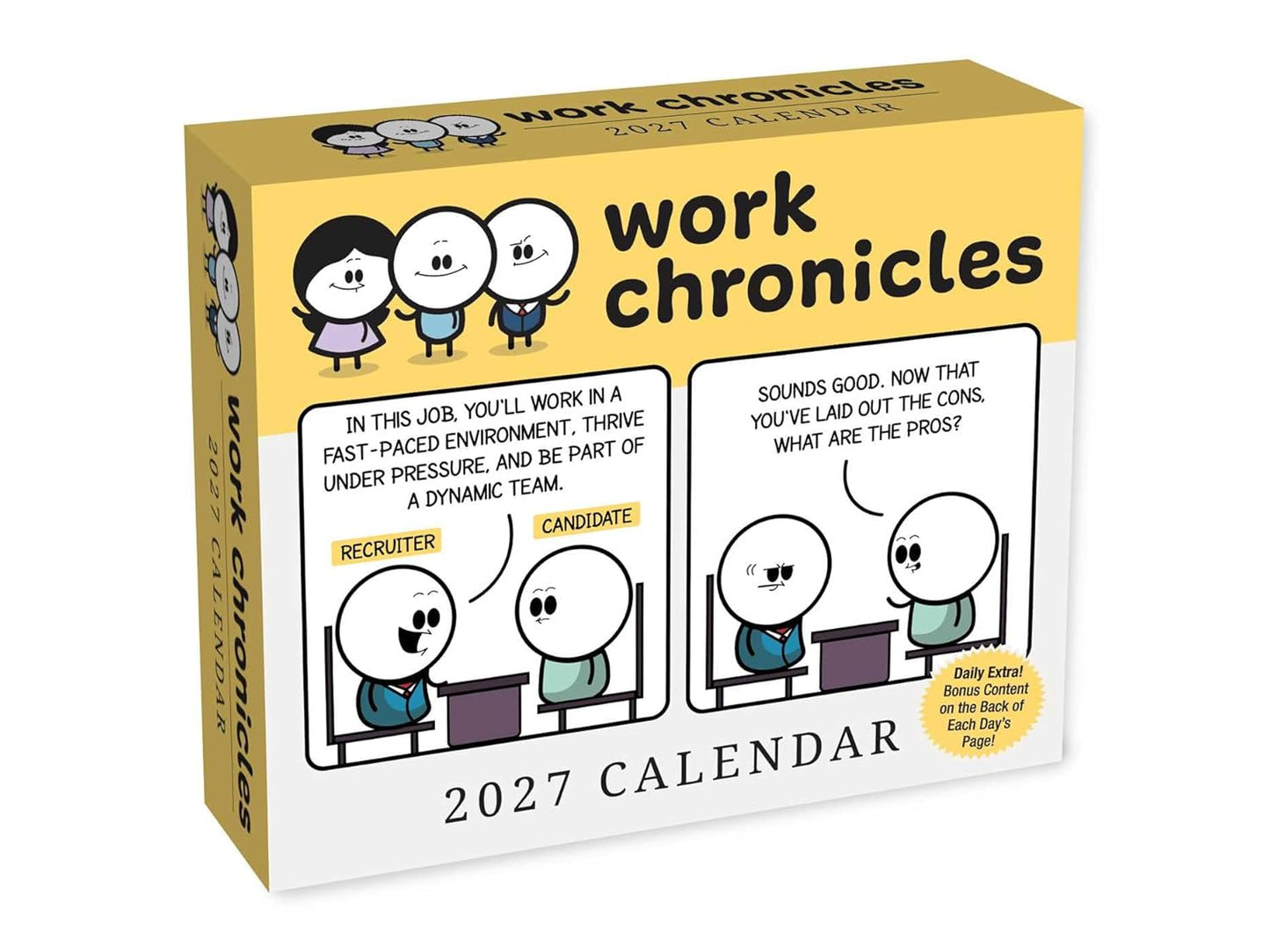 Work Chronicles 2027 Day-To-Day Calendar