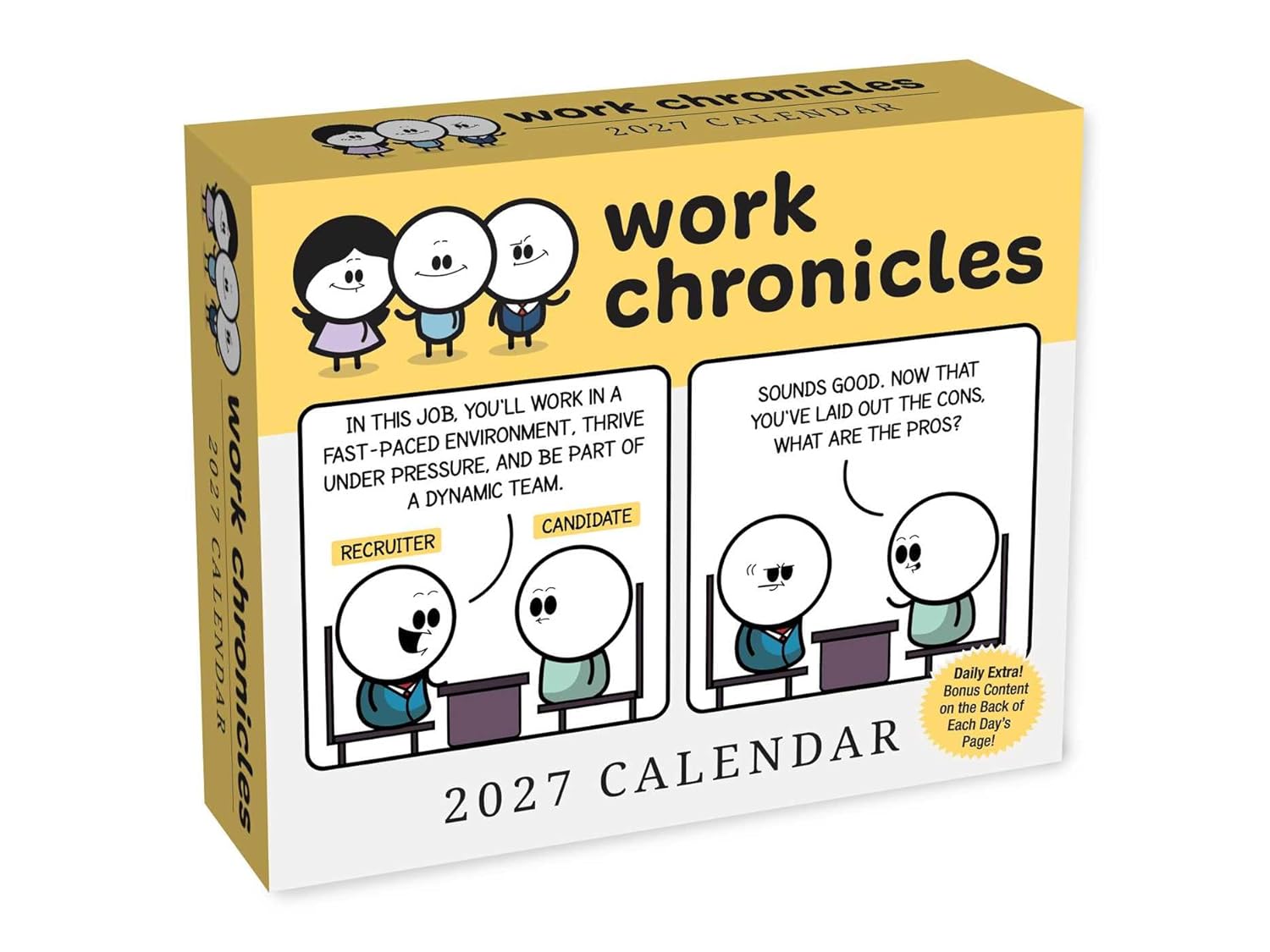 Work Chronicles 2027 Day-To-Day Calendar