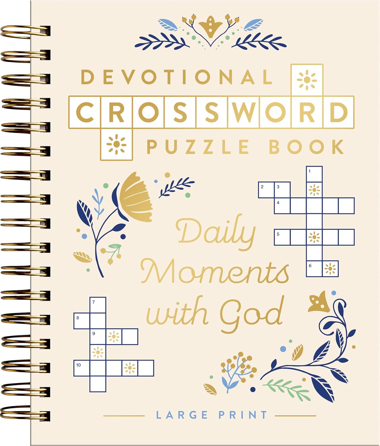 Daily Moments with God: Devotional Crossword Puzzle Book (36 Daily Devotions with Inspiring Activities to Enjoy God's Presence) - The Perfect Gift for