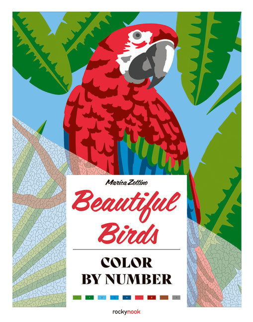 Beautiful Birds: Color by Number
