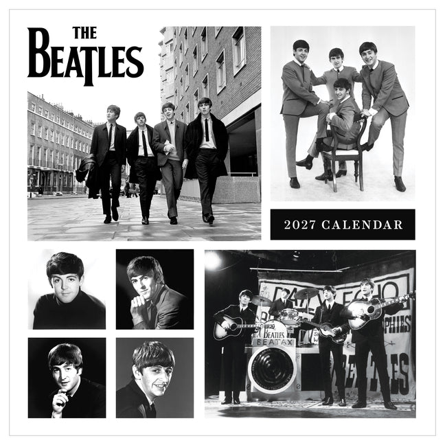 Cal 2027 the Beatles: In Black & White Wall
