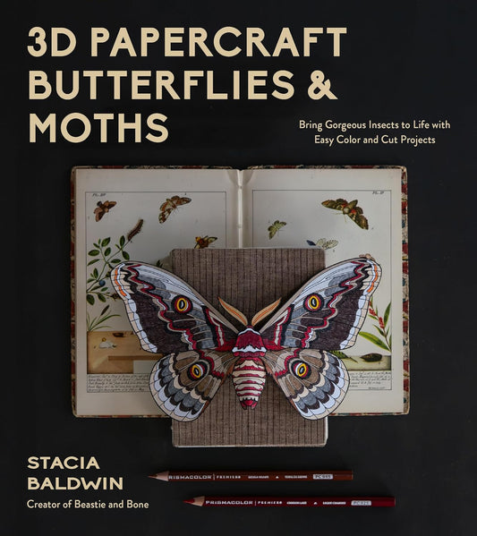 3D Papercraft Butterflies and Moths: Bring Gorgeous Insects to Life with Easy Color and Cut Projects