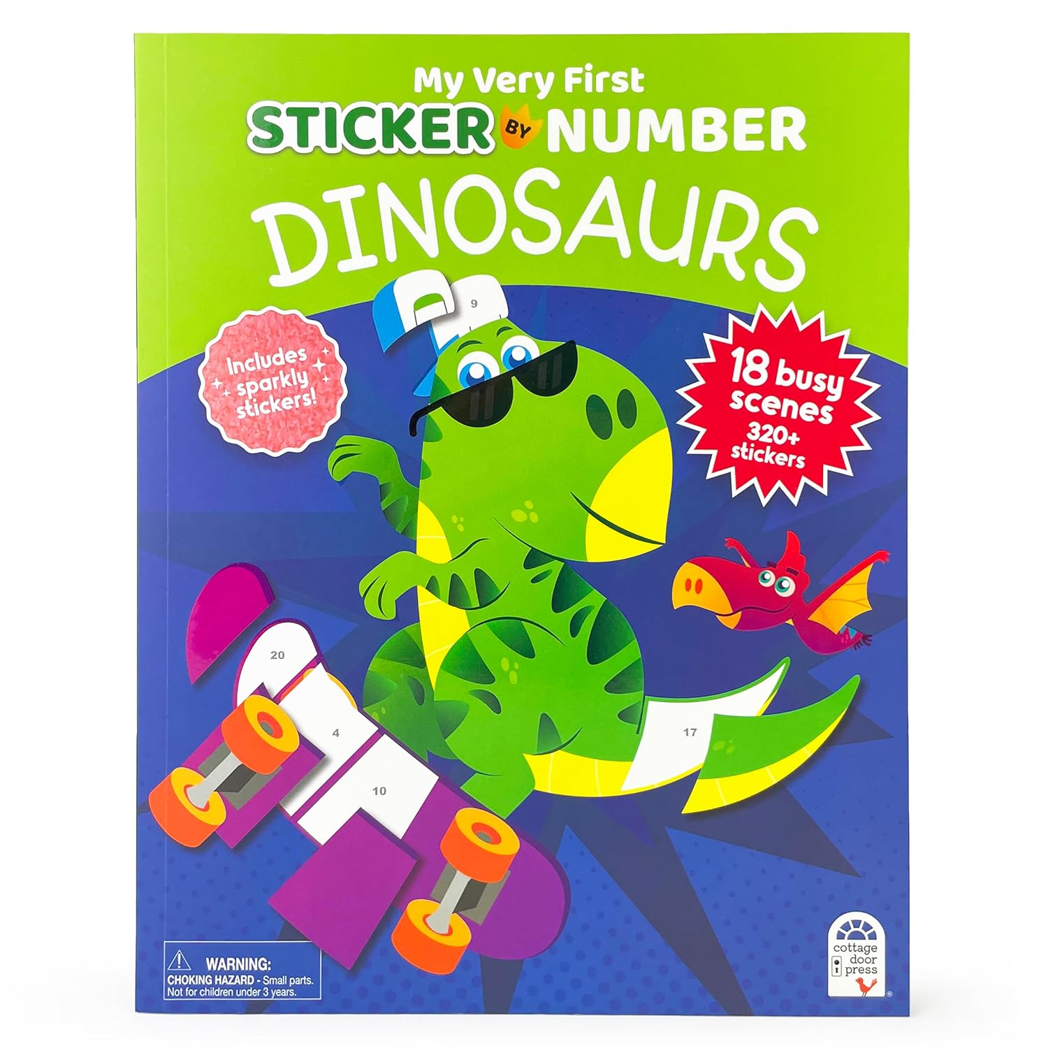 Dinosaurs: My Very First Sticker by Number