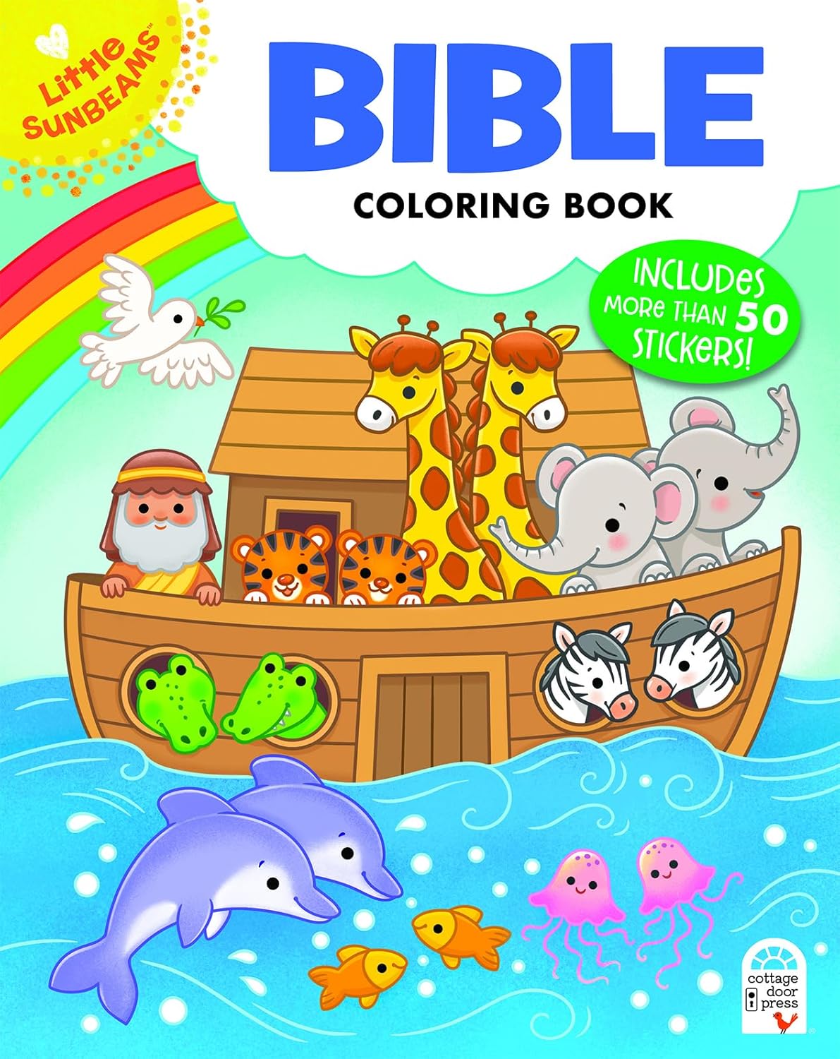Bible Coloring Book with Stickers