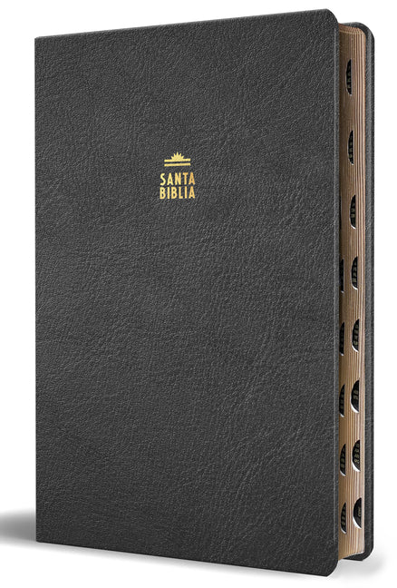 Biblia Reina Valera Letra Gigante, Simil Piel Negro Con Indice / Spanish Bible Reina Valera Giant Print, Black Leathersoft with Index