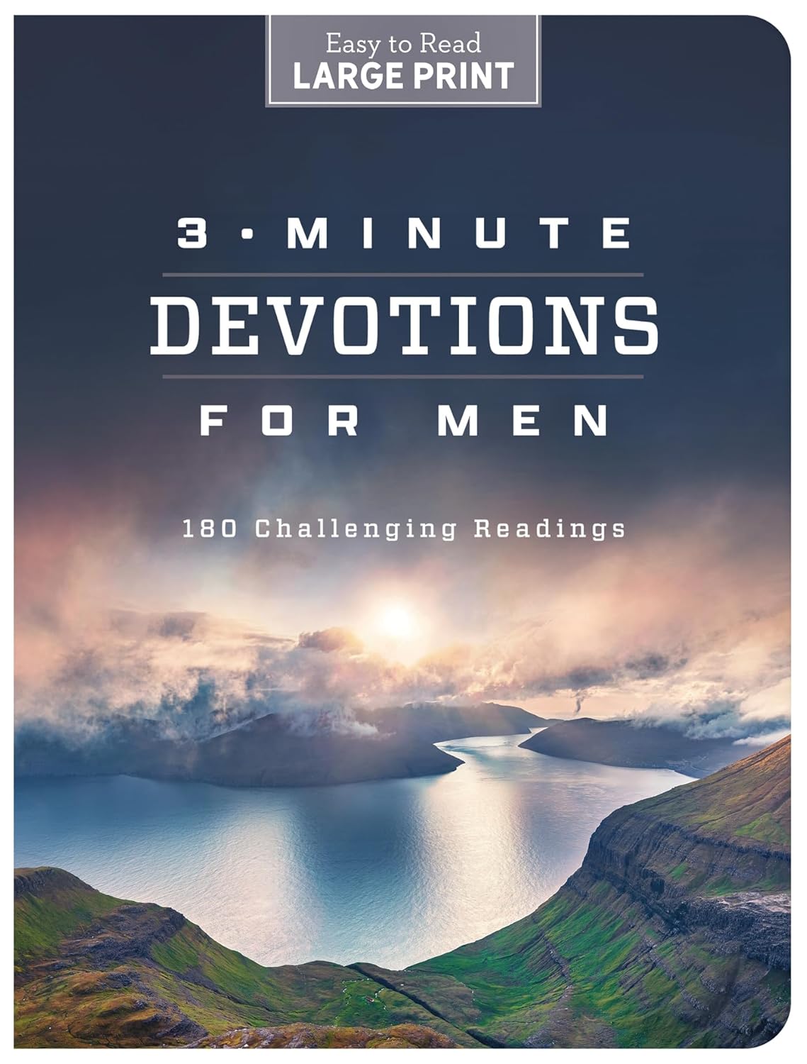 3-Minute Devotions for Men Large Print 180 Challenging Readings