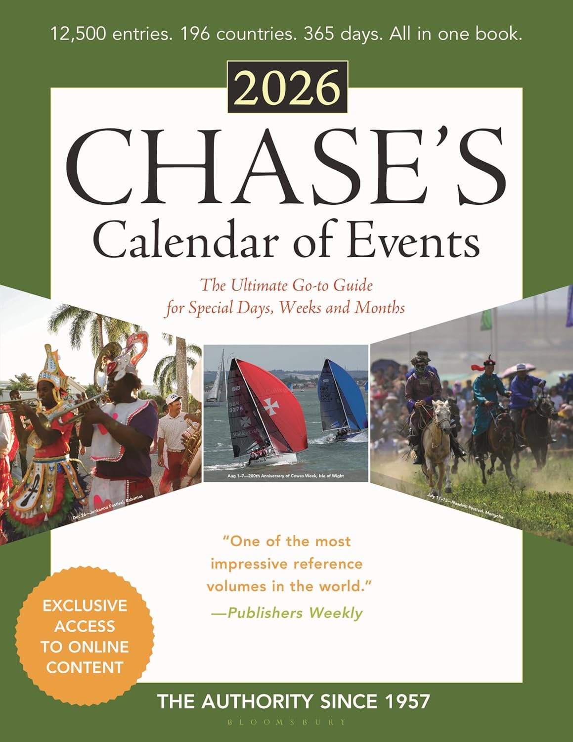 Chase's Calendar of Events 2026: The Ultimate Go-To Guide for Special Days, Weeks and Months