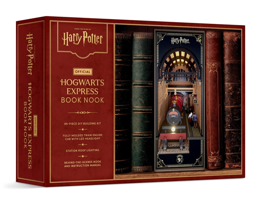 Harry Potter: Official Hogwarts Express Book Nook (with Lights!): DIY Building Kit with Fully Molded Train Engine Car