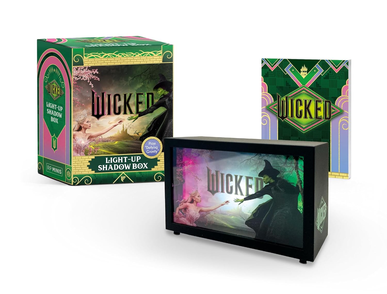 Wicked: Light-Up Shadow Box: Plays "Defying Gravity" [With Battery]