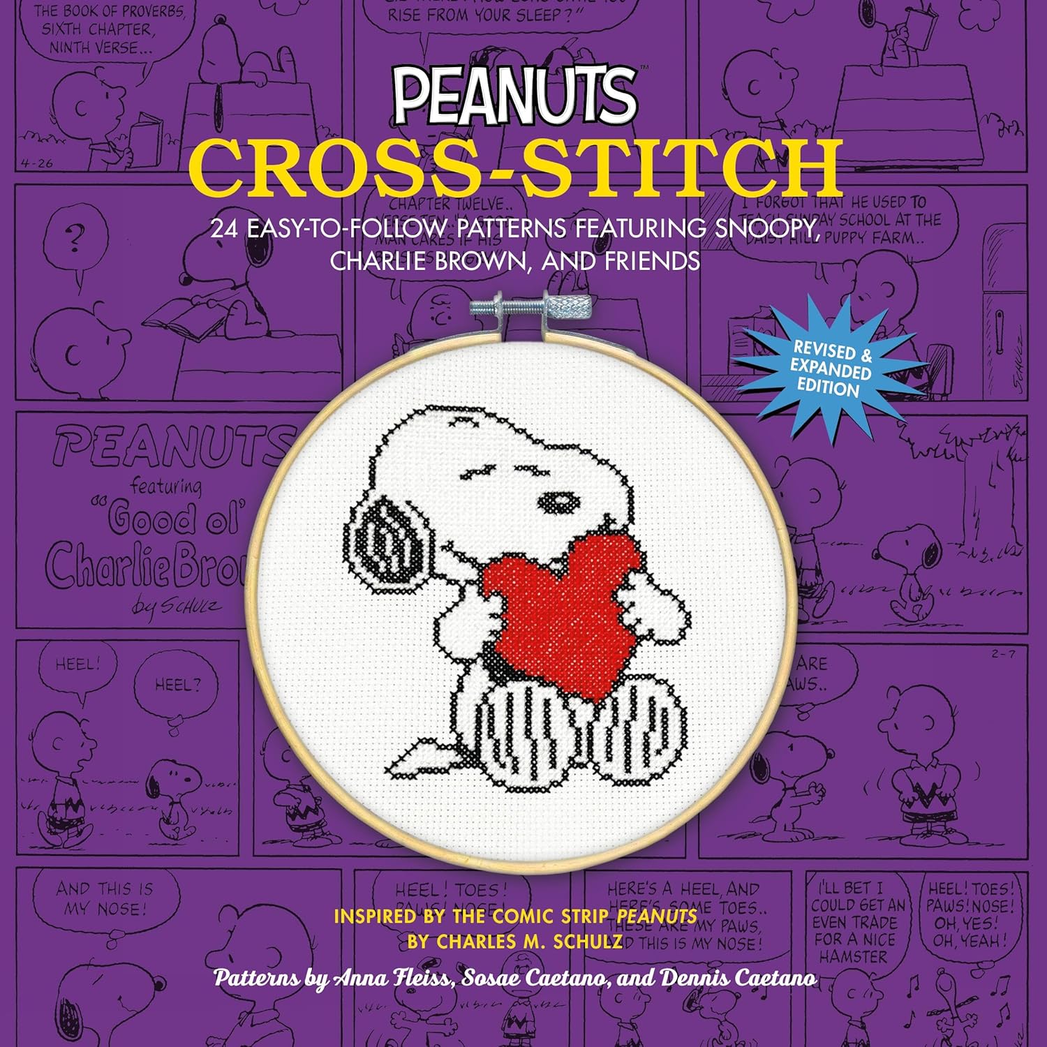 Peanuts Cross-Stitch: 24 Easy-To-Follow Patterns Featuring Snoopy, Charlie Brown, and Friends (Revised and Expanded Edition)