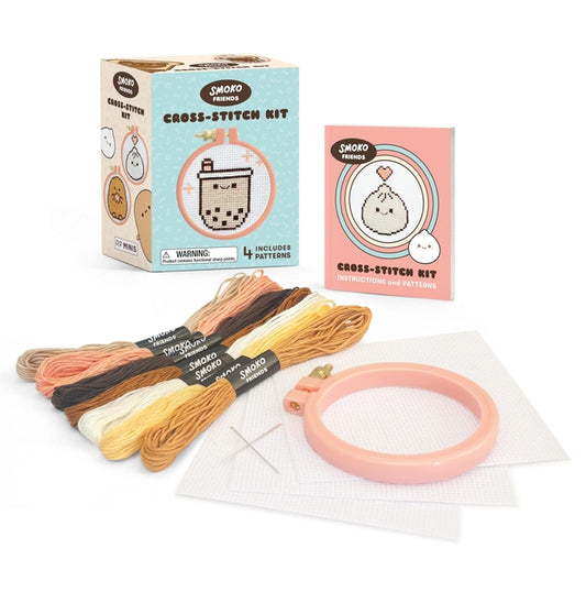 Smoko Friends Cross-Stitch Kit: Includes 4 Patterns