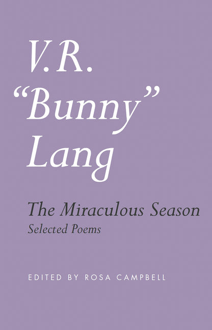 The Miraculous Season: Selected Poems
