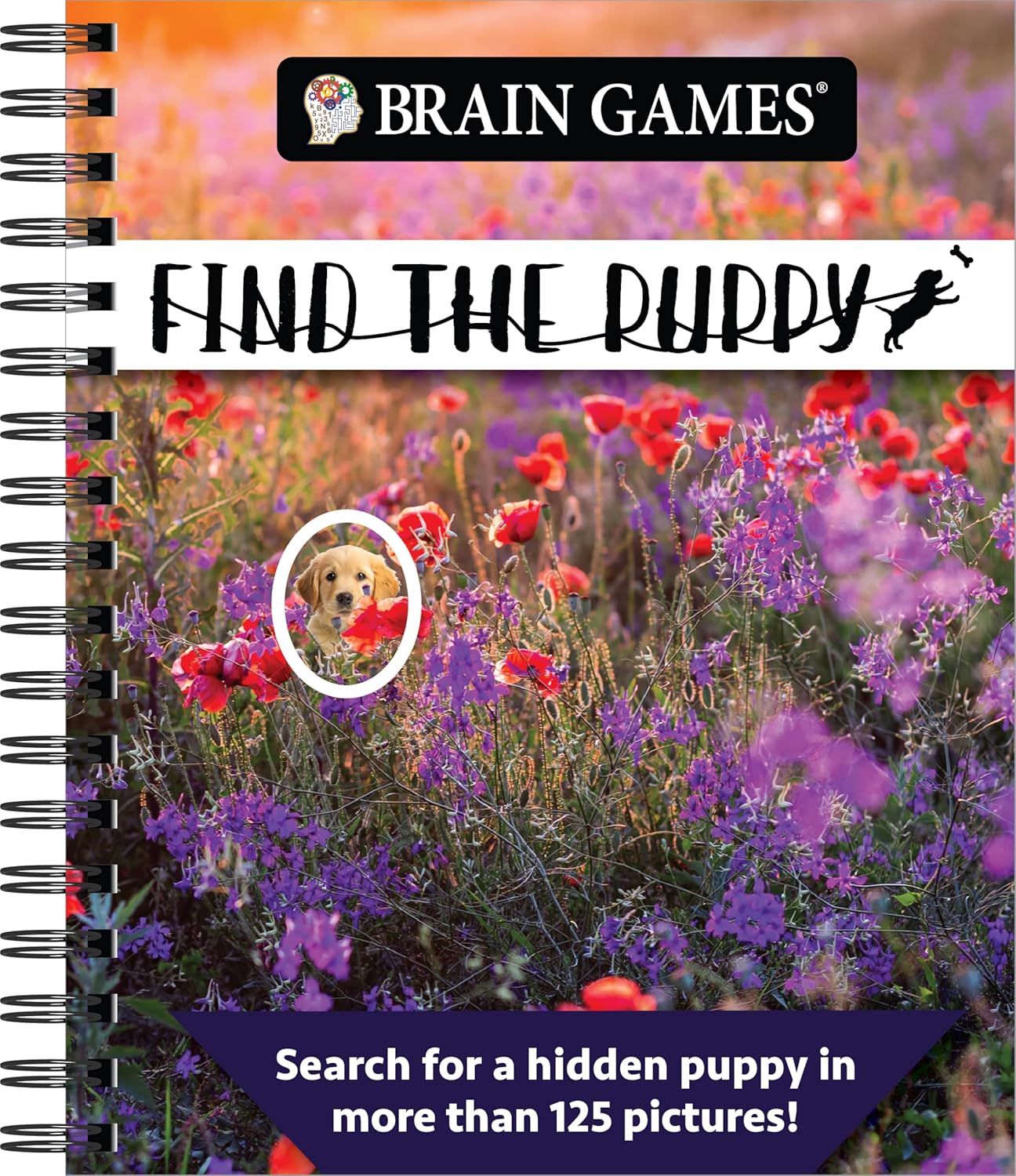Brain Games - Find the Puppy: Search for a Hidden Puppy in More Than 125 Pictures!
