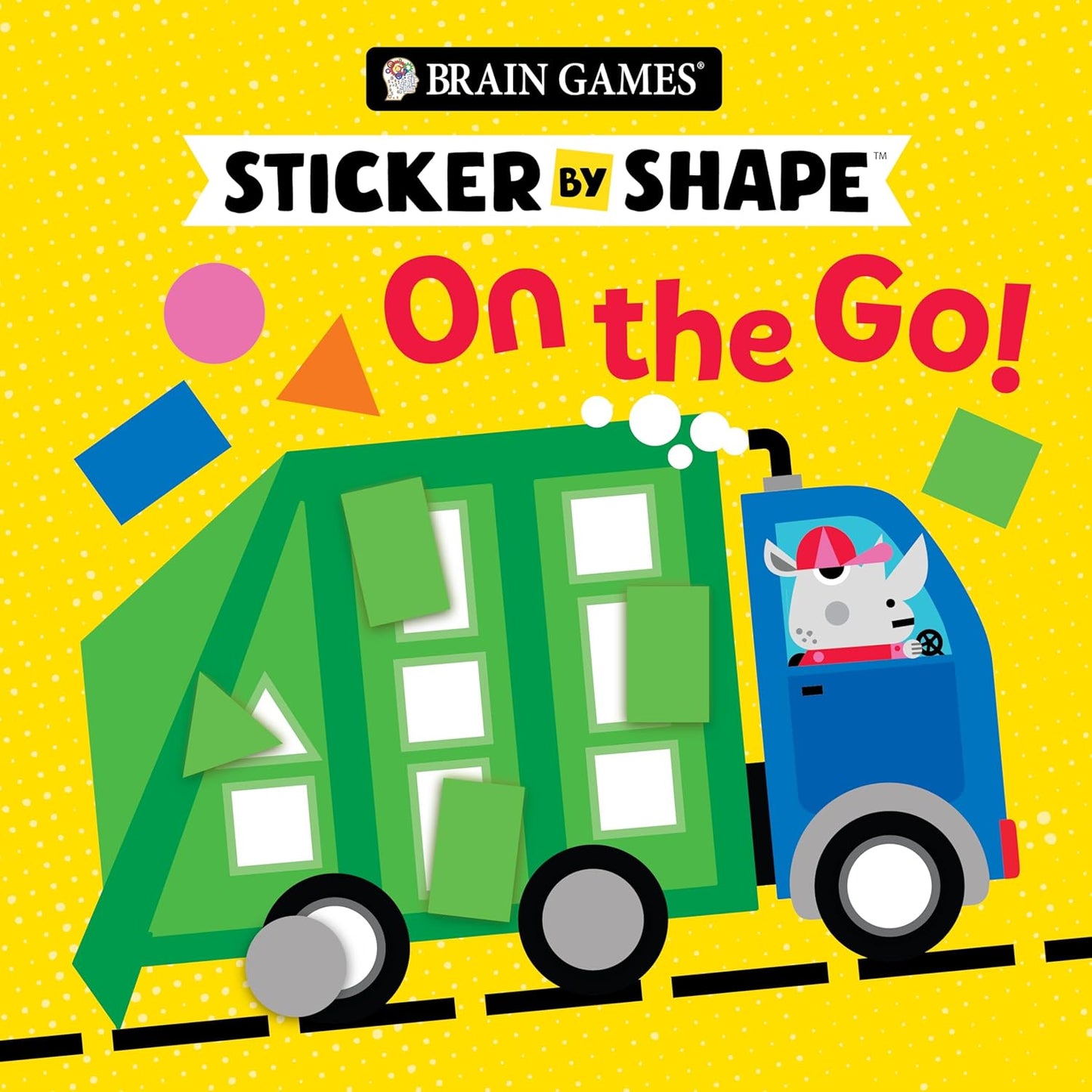 Brain Games - Sticker by Shape: On the Go! (for Kids Ages 3-6)