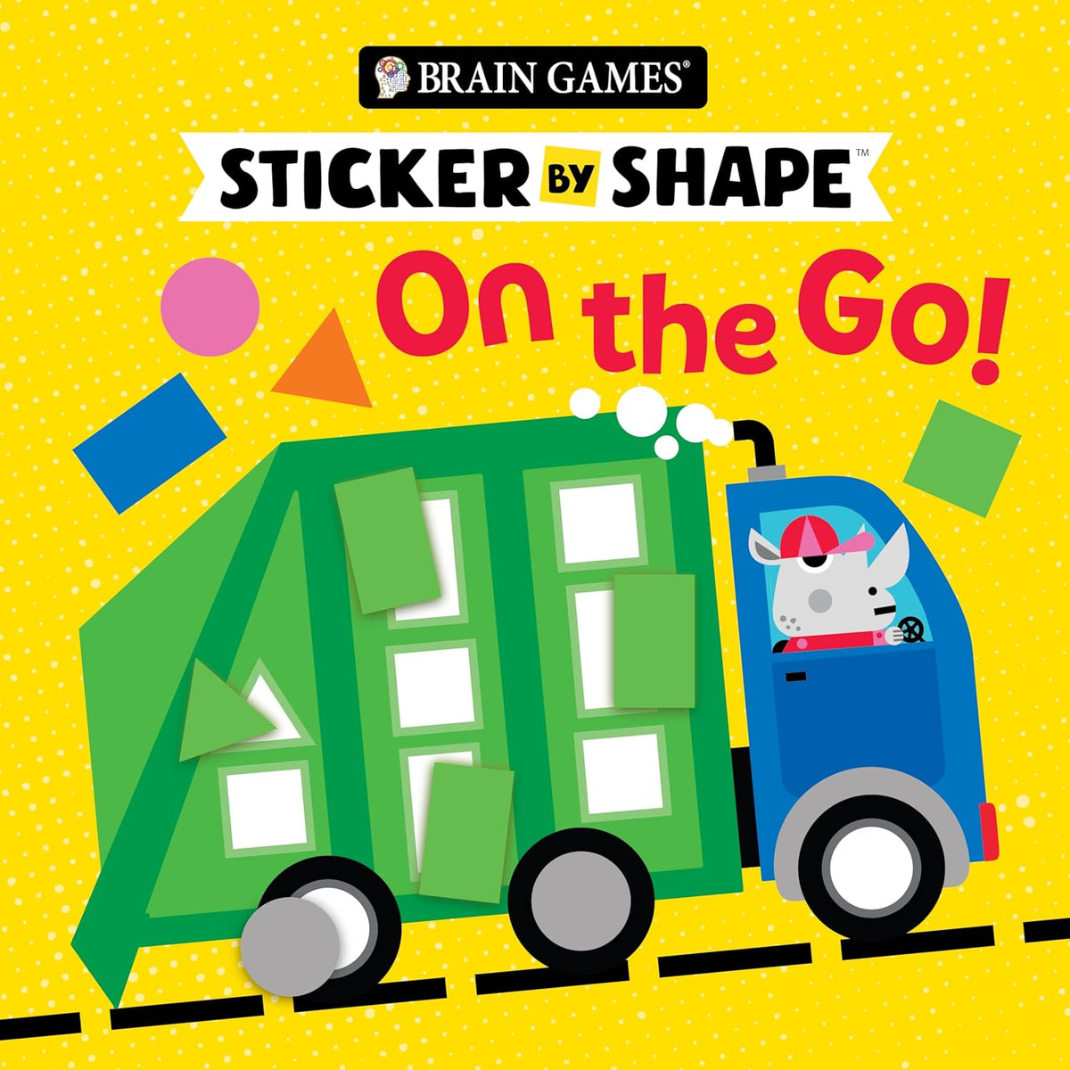 Brain Games - Sticker by Shape: On the Go! (for Kids Ages 3-6)