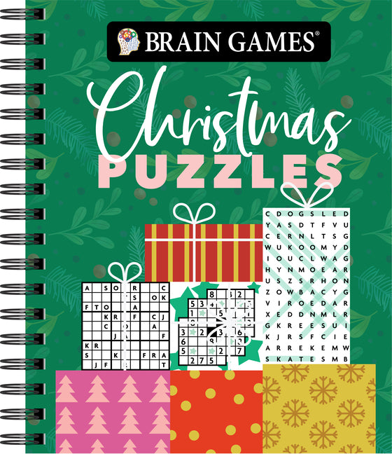 Brain Games - Christmas Puzzles (Gift Cover)