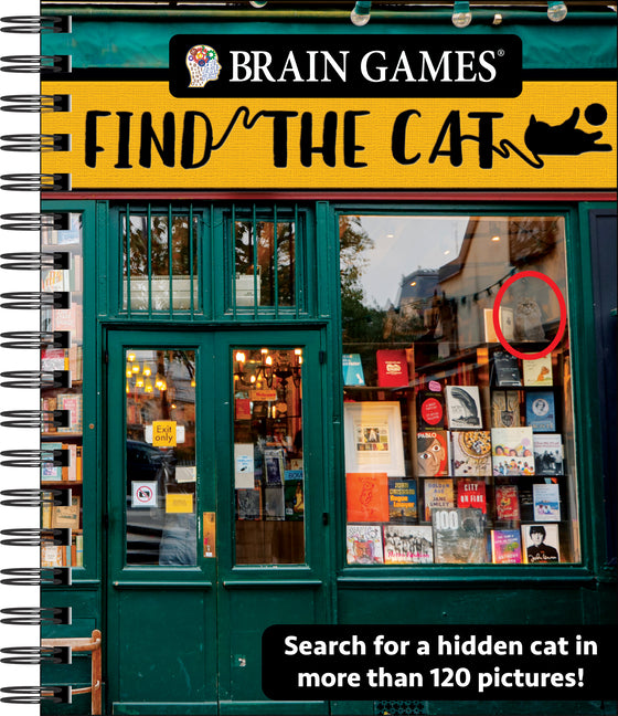 Brain Games - Find the Cat: Search for a Hidden Cat in More Than 120 Pictures!
