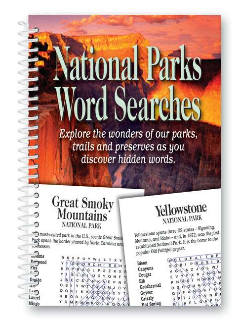 National Parks Word Searches