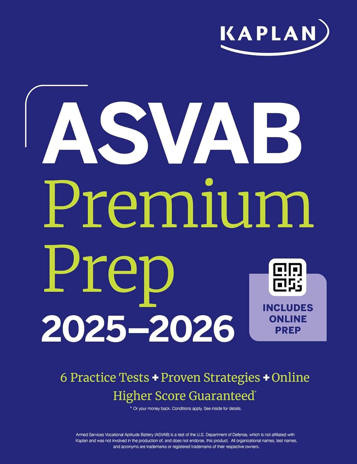 ASVAB Prep Plus 2025-2026 (Kaplan Test Prep)