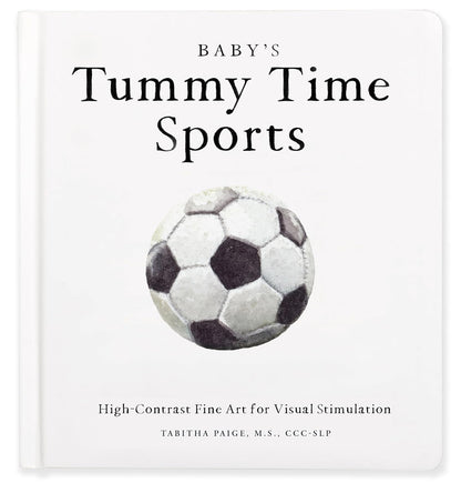 Baby's Tummy Time Sports: High-Contrast Fine Art for Visual Stimulation (Tabitha Paige Children's Book Series)