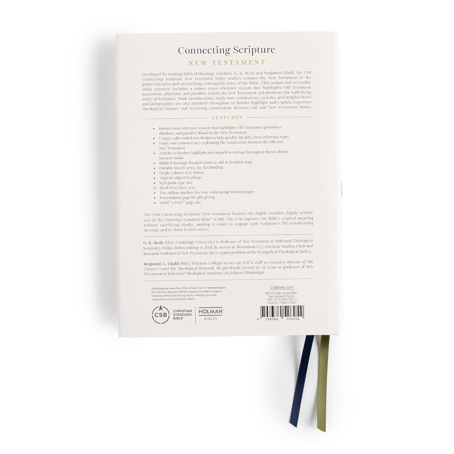 CSB Connecting Scripture New Testament, Hardcover: A Study Bible of Biblical Allusions and Quotations