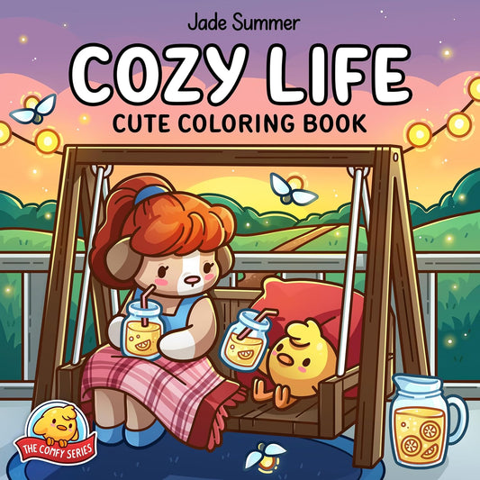 Cozy Life: Cute Coloring Book