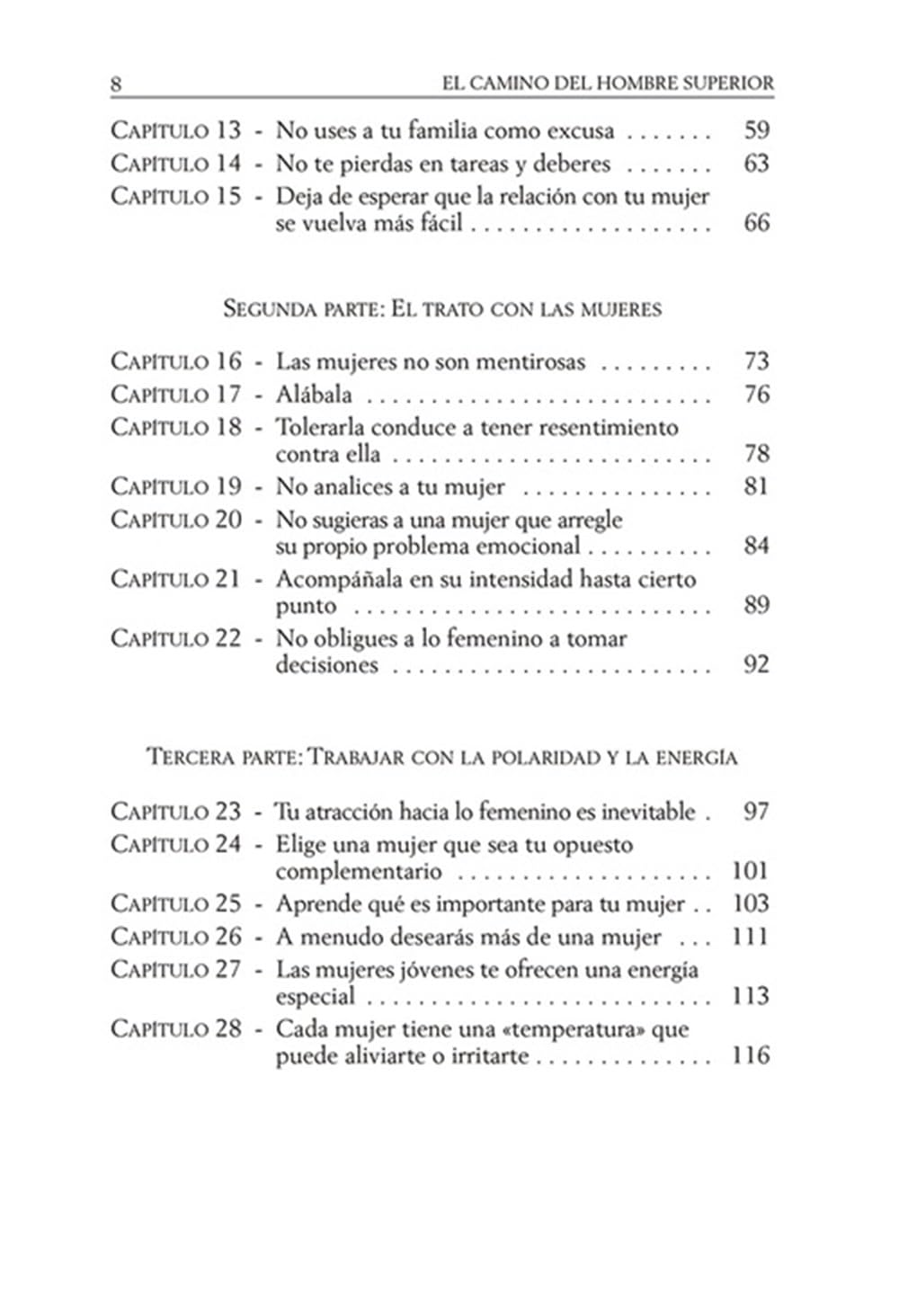 El camino del hombre superior