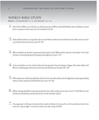 Experiencing the Heart of Jesus for 52 Weeks Revised and Updated: A Year-Long Bible Study (Enlarged)