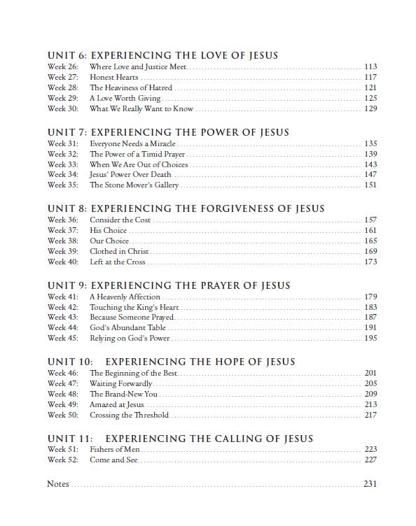 Experiencing the Heart of Jesus for 52 Weeks Revised and Updated: A Year-Long Bible Study (Enlarged)