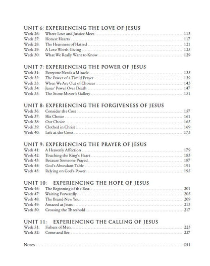 Experiencing the Heart of Jesus for 52 Weeks Revised and Updated: A Year-Long Bible Study (Enlarged)