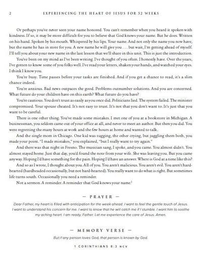Experiencing the Heart of Jesus for 52 Weeks Revised and Updated: A Year-Long Bible Study (Enlarged)