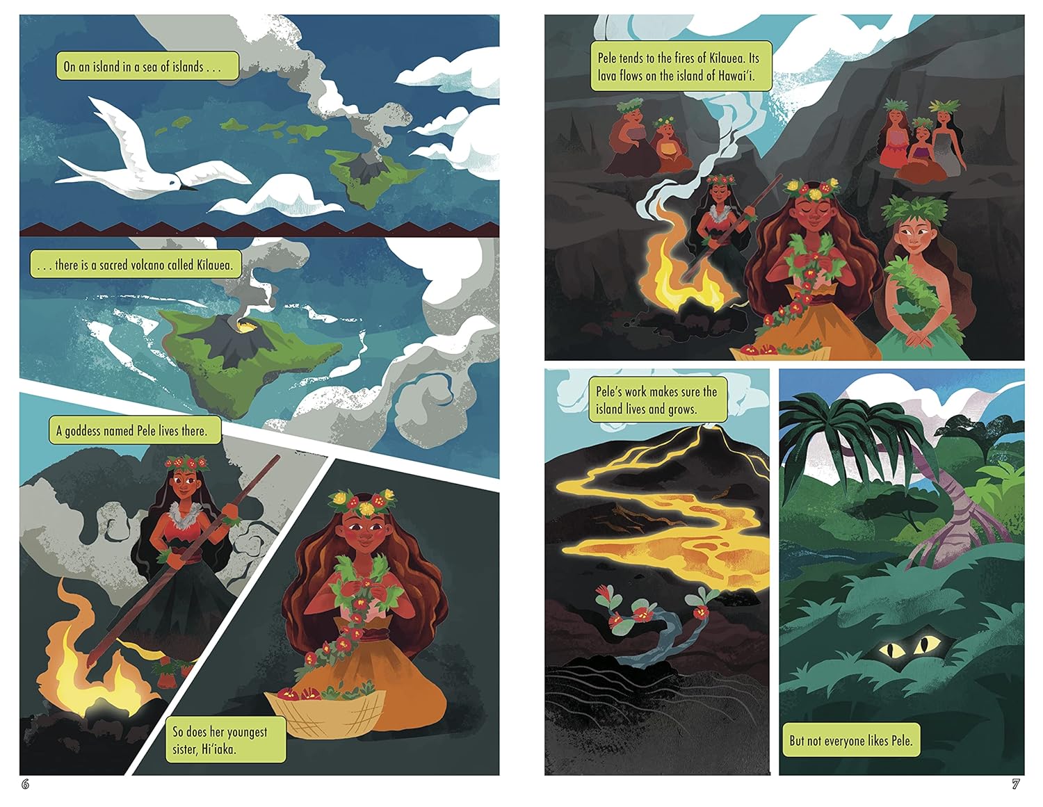 Hi'iaka and Pana'ewa: A Hawaiian Graphic Legend