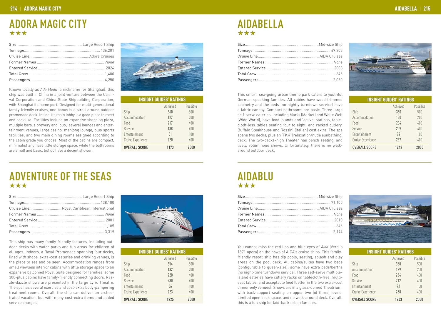 Insight Guides Cruising & Cruise Ships 2025: Cruise Guide with eBook