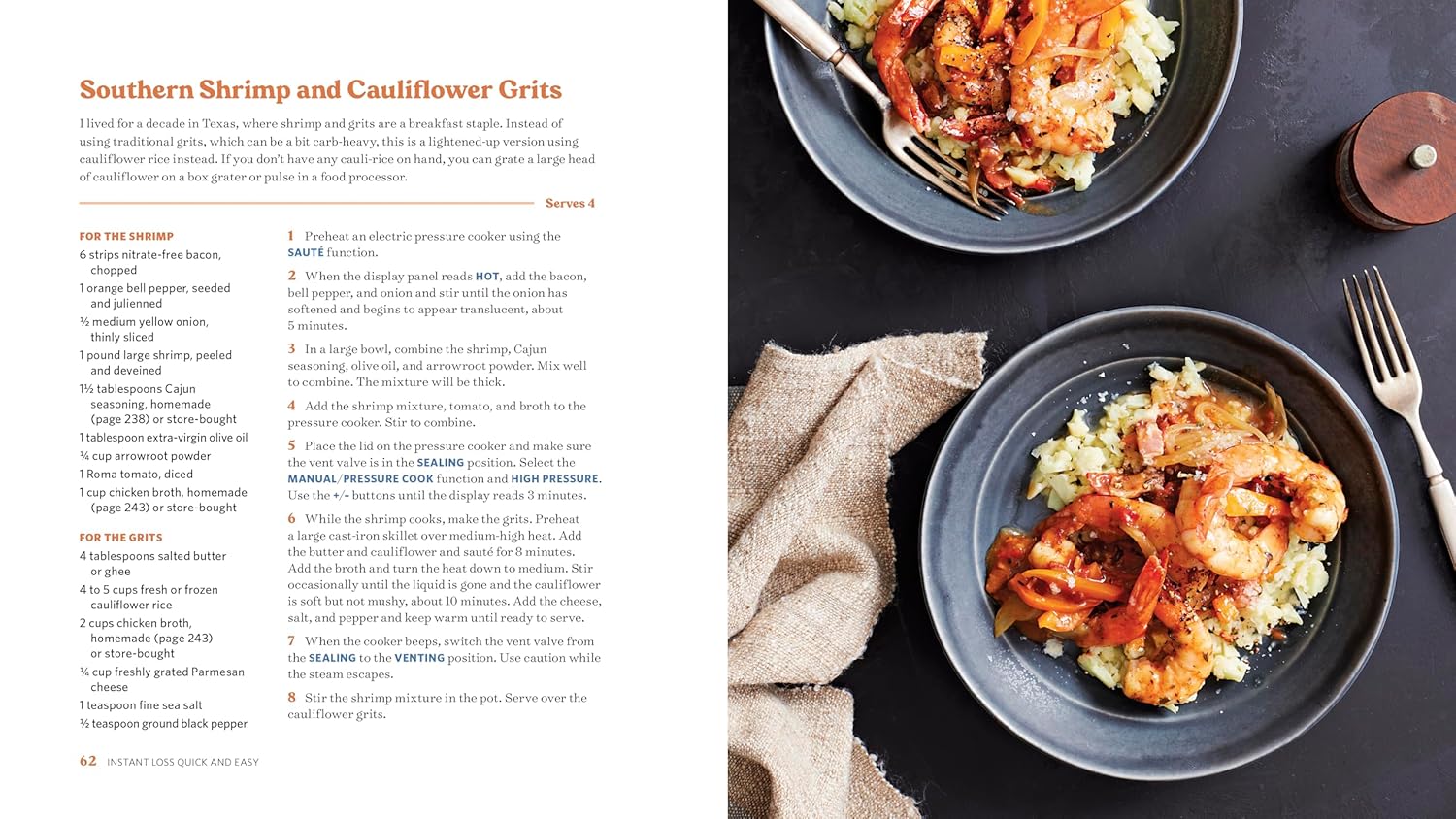 Instant Loss Quick and Easy: 125 Recipes That Are Big on Flavor When You're Light on Time