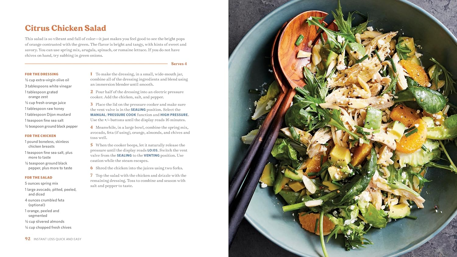 Instant Loss Quick and Easy: 125 Recipes That Are Big on Flavor When You're Light on Time