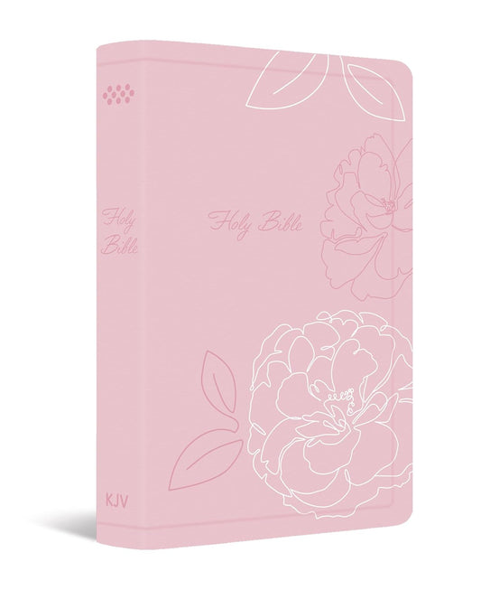 KJV Holy Bible: Deluxe Gift Bible - Pink Flowers: King James Version Bible, Ribbon Marker, Red Letter Edition, Readable Type