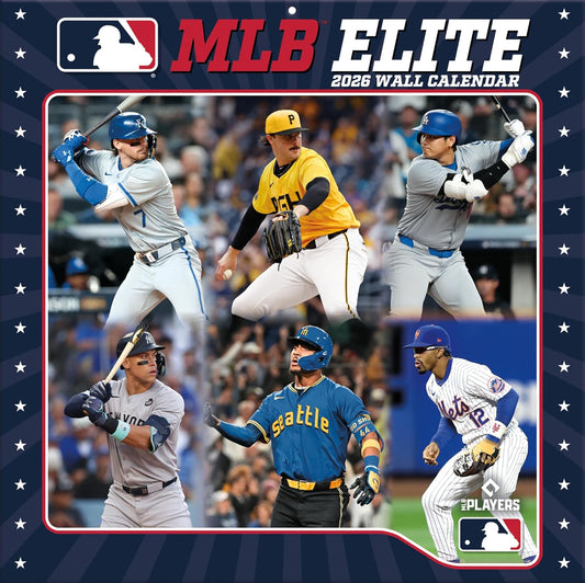 Mlb Elite 2026 12x12 Wall Calendar