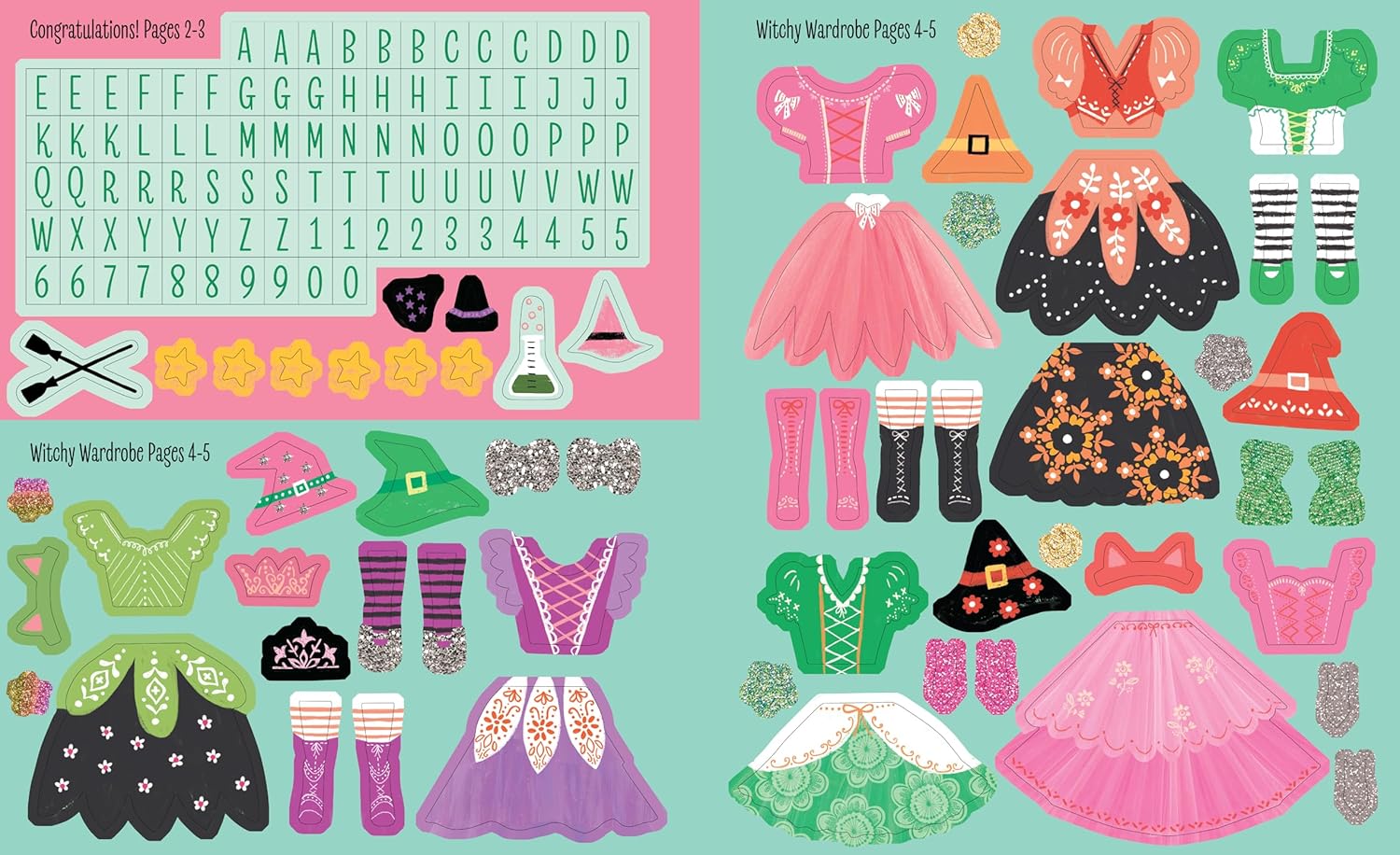 My Sticker Dress-Up: Wicked Witches (My Sticker Dress-Up)