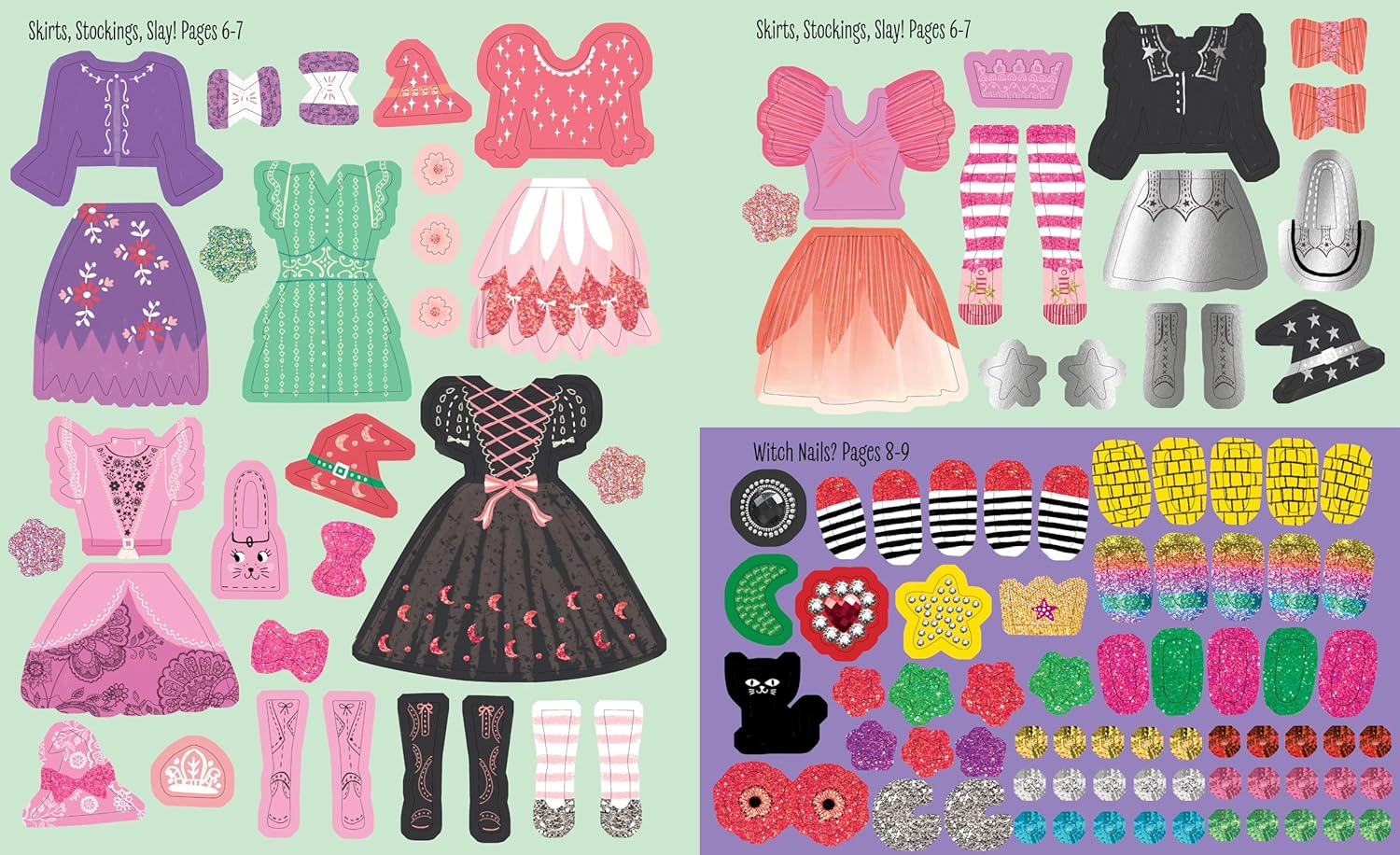 My Sticker Dress-Up: Wicked Witches (My Sticker Dress-Up)