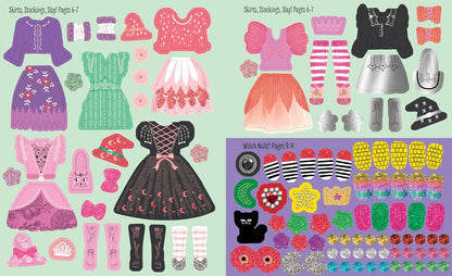 My Sticker Dress-Up: Wicked Witches (My Sticker Dress-Up)