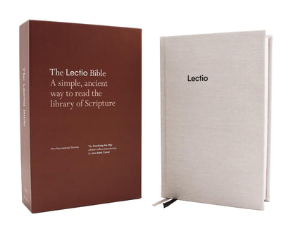 NIV Lectio Bible: A simple, ancient way to read the library of Scripture, Cloth over Board: The Practicing the Way edition with an introduction by John Mark Comer